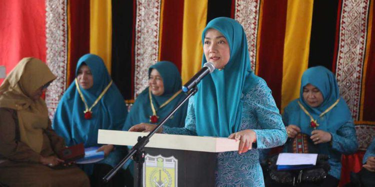 Ayu Marzuki Berikan Pembinaan Gammawar di Gampong Geuceu Meunara