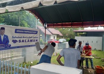 Maju DPR RI, Aminullah Usman Resmikan Kantor Relawan di Langsa