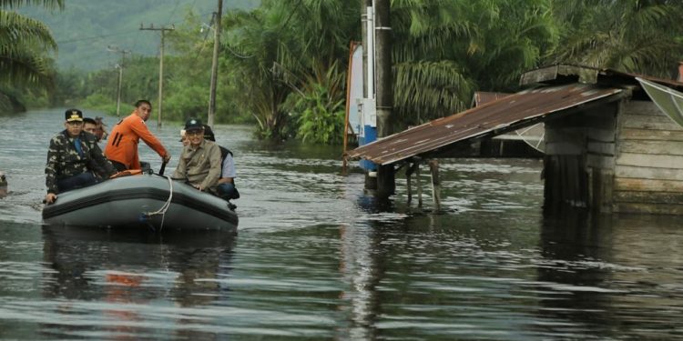 Foto: Banjir di Trumon Tengah