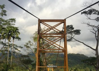 Jembatan Gantung Sikundo Selesai Dibangun tahun 2018 