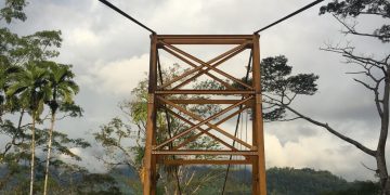 Jembatan Gantung Sikundo Selesai Dibangun tahun 2018 