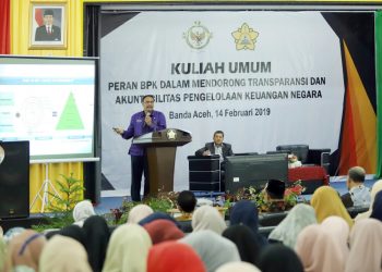 Wakil Ketua BPK RI Kuliah Umum di Unsyiah