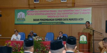 Kamaruddin Andalah Buka Diklat Kepemimpinan Tingkat III dan IV