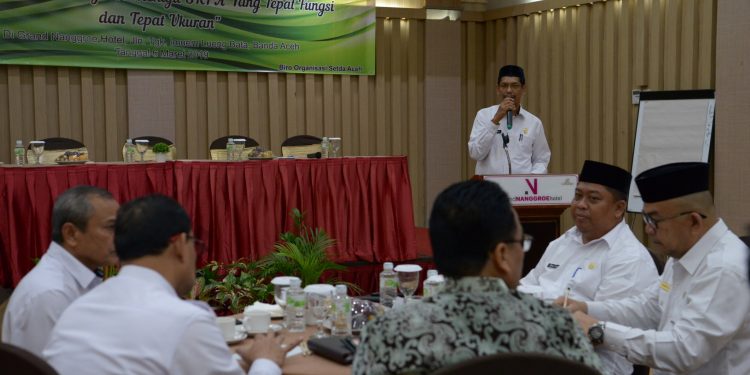 SKPA Diminta Perkuat Koordinasi dan Terus Kembangkan SDM