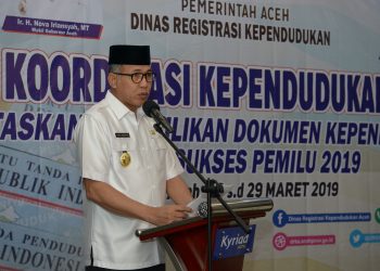 Plt Gubernur : Data Kependudukan Kunci Sukses Pemilu 2019