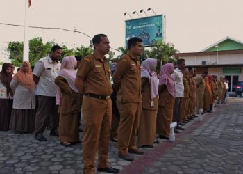 Apel Perdana Pasca Idul Fitri, Dinas Dayah Absensi Pegawai