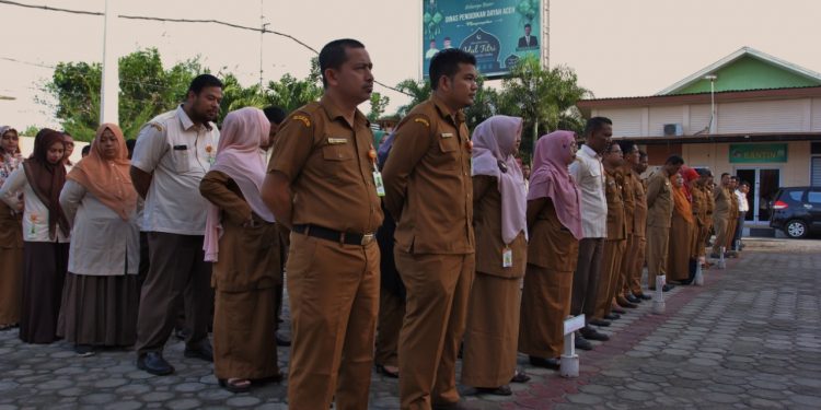 Apel Perdana Pasca Idul Fitri, Dinas Dayah Absensi Pegawai