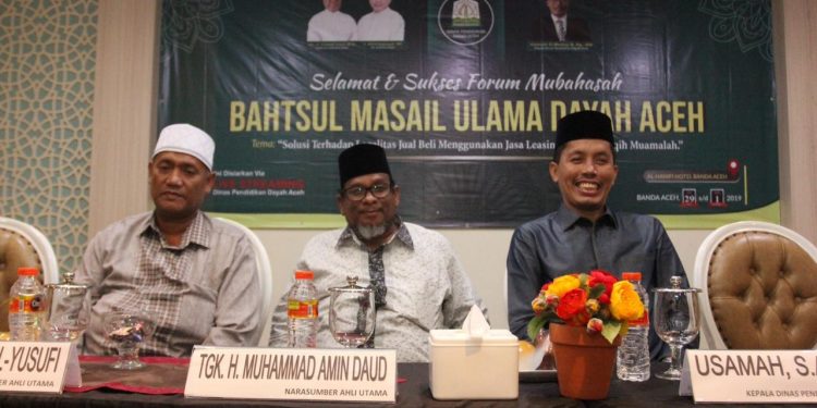 Buka Forum Bahtsul Masail Ulama Dayah, Usamah : Mekanisme Menentramkan Persoalan Ummat