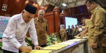 Pemerintah Daerah Se Aceh Teken Kerja Sama Optimalisasi Pendapatan dan Pengelolaan Barang Daerah