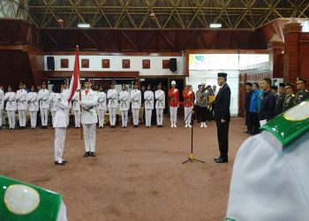 Plt Gubernur Kukuhkan Paskibraka Provinsi Aceh