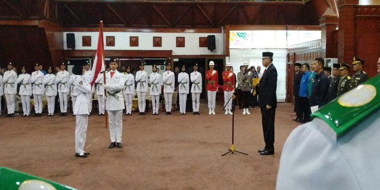 Plt Gubernur Kukuhkan Paskibraka Provinsi Aceh