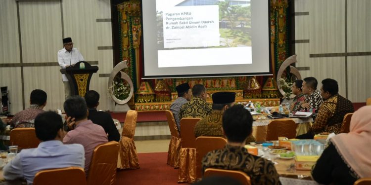 Gunakan Skema KPBU, Plt Gubernur Ajak Semua Pihak Dukung Pengembangan RSUDZA