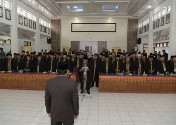 Asisten I Lantik Dewan Hakim MTQ Aceh ke 34 tahun 2019