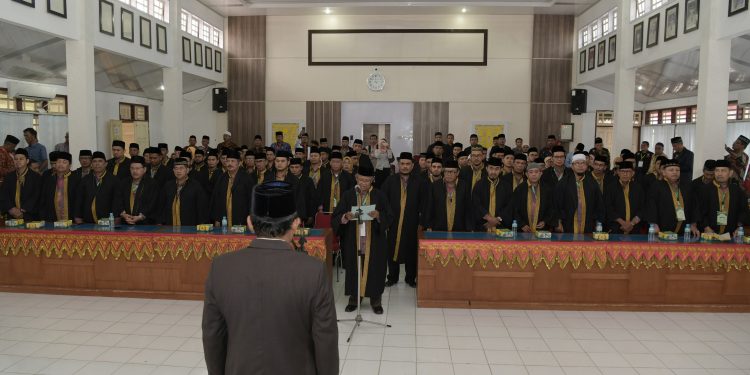 Asisten I Lantik Dewan Hakim MTQ Aceh ke 34 tahun 2019