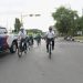Ikut Gowes Bersama Ribuan Warga, Plt Gubernur Finish Urutan Pertama