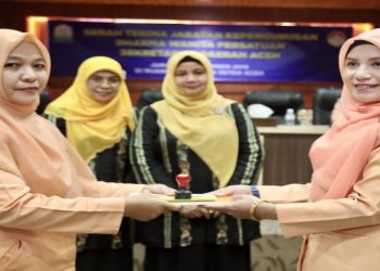 Safrida Yuliani Resmi Jadi Ketua Darma Wanita Setda Aceh