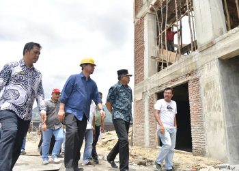 Plt Gubernur Tinjau Proyek Otsus di Aceh Tengah dan Bener Meriah