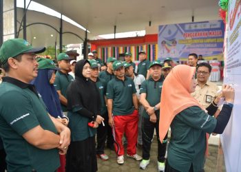 Ketua Dharma Wanita Setda Aceh Ikut Deklarasi Germas Simeulue