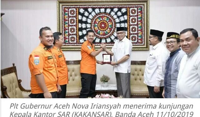 Nova Iriansyah Apresiasi Kinerja Basarnas Banda Aceh