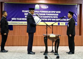 Plt Gubernur Aceh Lantik Kepala BPKP Perwakilan Aceh