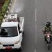 Dinkes Aceh Semprot Disinfektan di Dua Jalan Protokol