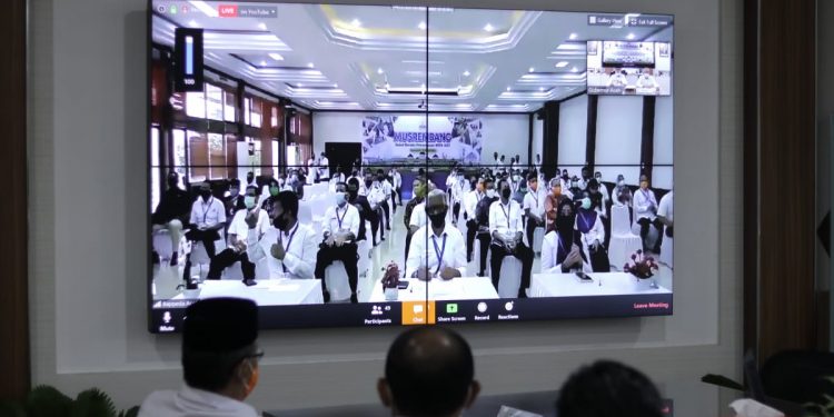 Plt Gubernur Pimpin Musrenbang 2021, via Konferensi Video