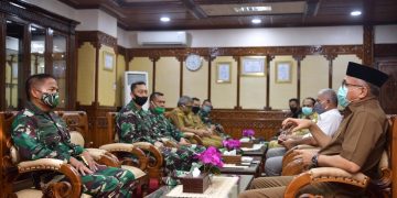 Plt Gubernur Terima Kunjungan Silaturahmi Pangdam Iskandar Muda Baru