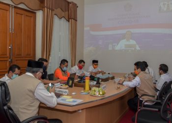 Bahas New Normal, Plt Gubernur Aceh Ikuti Rapat Online Bersama Presiden Jokowi
