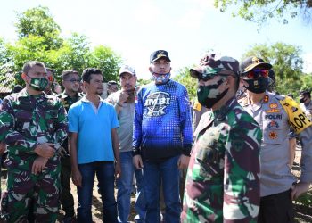 Plt Gubernur Tinjau Lokasi Pembukaan Lahan Tanam Jagung di Aceh Besar