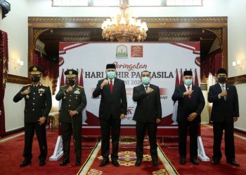 Perdana, Presiden RI Pimpin Peringatan Hari Lahir Pancasila secara Daring