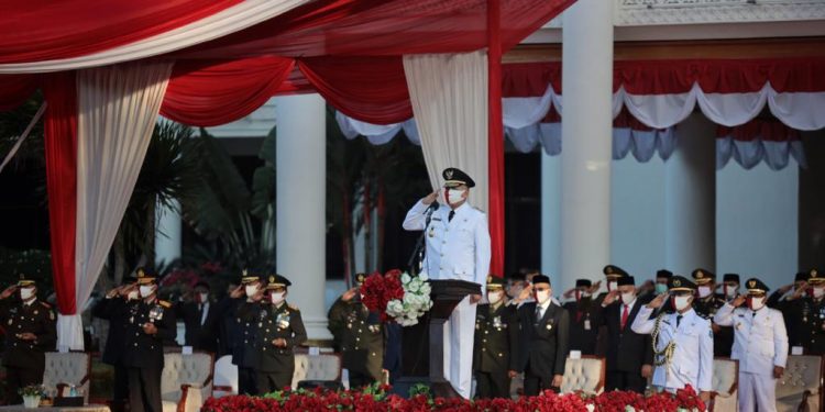 Plt Gubernur Aceh jadi Inspektur  Upacara HUT RI ke-75