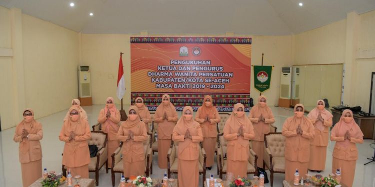 Ketua DWP Aceh Ajak Pengurus di Kabupaten/Kota Kampanyekan Pemakaian Masker
