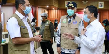 Plt Gubernur Aceh dan Doni Monardo Vidcon dengan Satgas Covid-19 kabupaten/kota