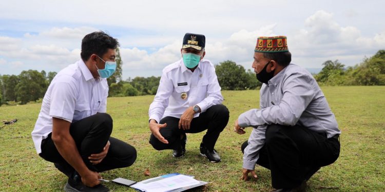 Plt Gubernur Aceh Tinjau Lokasi Main Stadium PON 2024