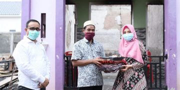 Wakil Ketua PKK Kunjungi Korban Kebakaran di Geuceu