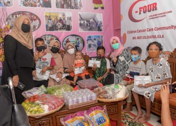 Dyah Kunjungi Rumah Singgah C-Four dan BFLF