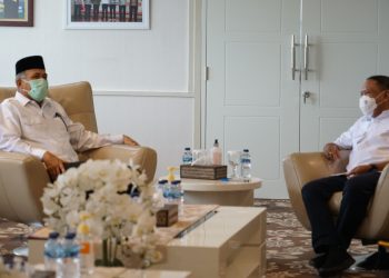 Plt Gubernur Laporkan Kesiapan Aceh Jadi Tuan Rumah PON XXI kepada Menpora