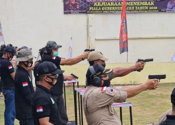 Gubernur Aceh Buka Kejuaraan Menembak Piala Gubernur Tahun 2020
