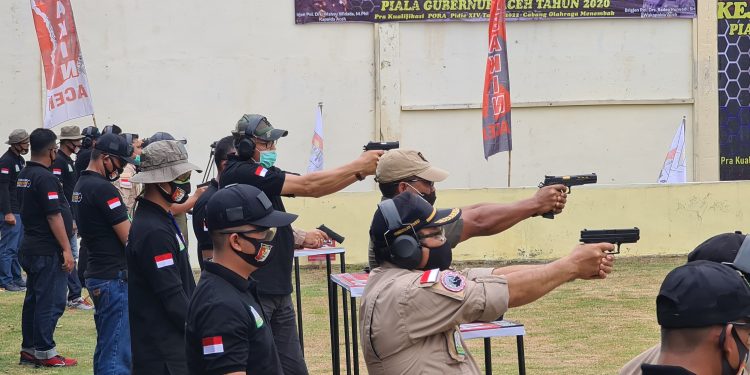 Gubernur Aceh Buka Kejuaraan Menembak Piala Gubernur Tahun 2020