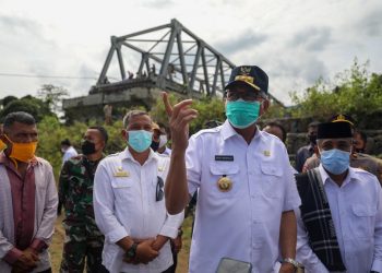 Gubernur Pastikan Pembangunan Jembatan Panca Aceh Besar Dilanjutkan