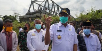 Gubernur Pastikan Pembangunan Jembatan Panca Aceh Besar Dilanjutkan