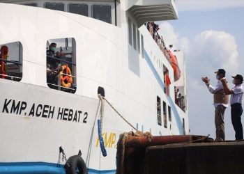 Gubernur Lepas Pelayaran Perdana KMP Aceh Hebat 2 Rute Ulee Lheue – Sabang