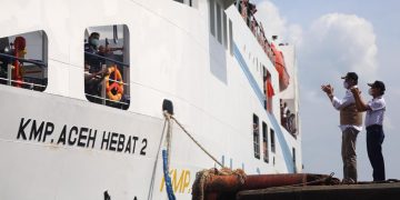 Gubernur Lepas Pelayaran Perdana KMP Aceh Hebat 2 Rute Ulee Lheue – Sabang
