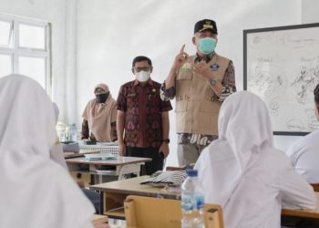 Gubernur Aceh Pantau Penerapan Protokol Kesehatan di Sekolah