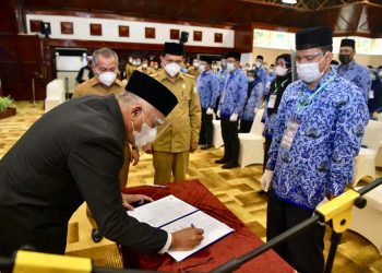 Pemerintah Aceh Lantik 113 Pejabat Administrator dan Pengawas