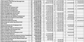 Pemerintah Aceh Umumkan Tender APBA 2021 Rp.2,4 Triliun