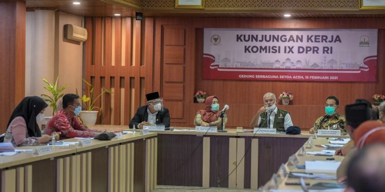 Sekda Aceh Terima Kunjungan Komisi IX DPR RI