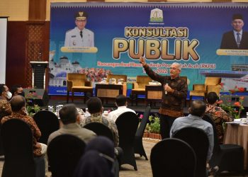Sekda Aceh Buka Forum Konsultasi Publik Penyusunan Rancangan Awal RKPA 2022