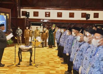 Sekda Lantik 152 Pejabat Eselon III dan IV Pemerintah Aceh