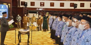 Sekda Lantik 152 Pejabat Eselon III dan IV Pemerintah Aceh